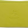 VISCONTI Visconti Rb68 Multi-Color Ladies Soft Leather Coin Purse/Key Wallet (Lime) | Coin Purses & Pouches