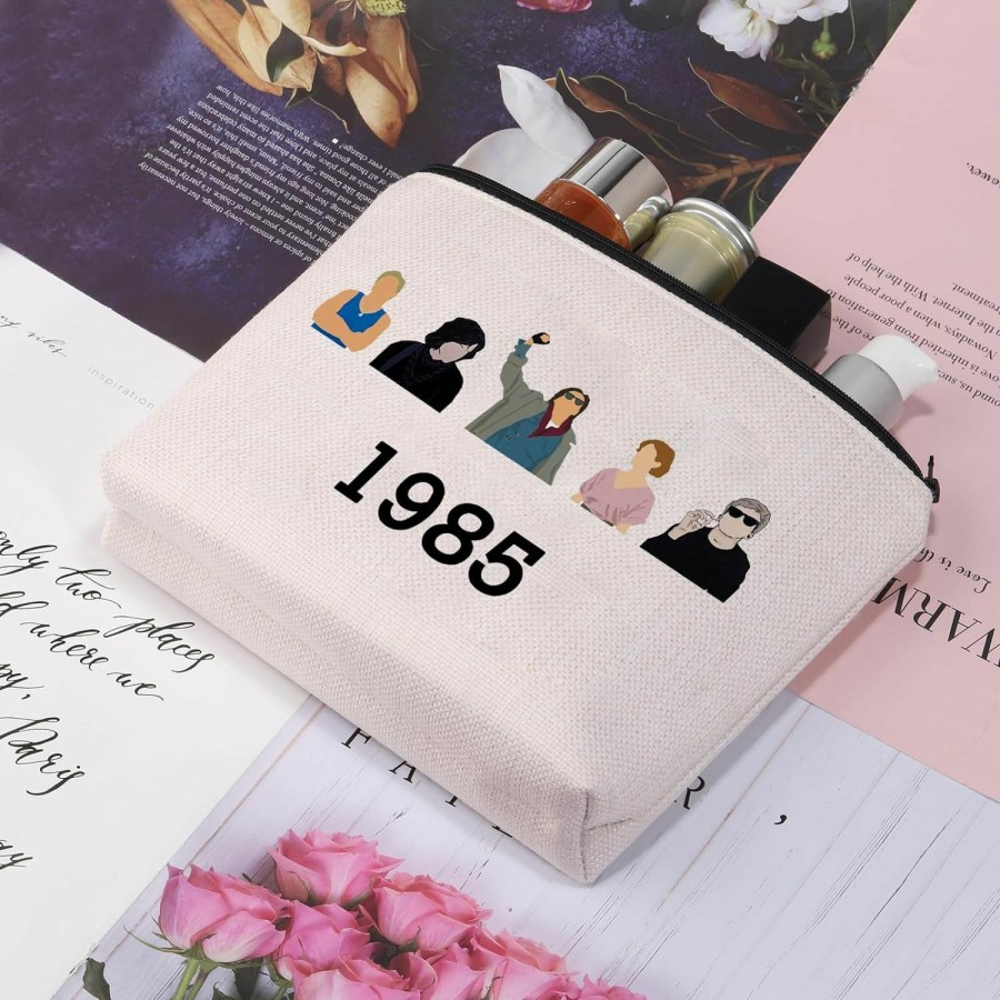 CMNIM Cmnin 80'S Movie Inspired Gift The Breakfast C Figure Character Makeup Bag 1985 Breakfast Tv Movie Merchandise For Club Fans (1985 Breakfast Tv Mb) | Coin Purses & Pouches