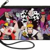 Buckle-Down Buckle-Down Women'S Standard Canvas Coin Purse Disney'S Villains, Multicolor, 4.25\" X 3.25\" | Coin Purses & Pouches