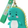 XLCTT Cute Cartoon Coin Wallet For Backpack Decoration Animal Keychain Keyring Wallet With Silicone Strap Cute Pendant Mini Zipper Bag Suitable(V) | Coin Purses & Pouches