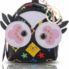 IKSII Iksii Owl Shape Coin Purse Pouch,Wallets For Women Small Size Large Capacity,Zip-Around Cute Wallet Women Coin Pocket,Keychain Accessories Zipper Bag Can Store Key Cards | Coin Purses & Pouches