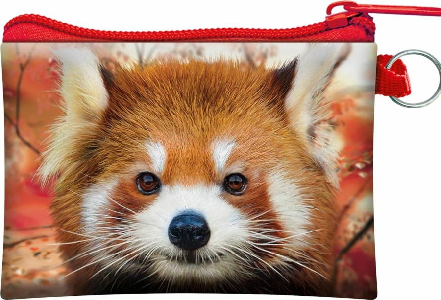 3D Live Life 3D Livelife Coin Purse - Baby Red Panda From Deluxebase. Lenticular 3D Animal Purse. Cash, Coin And Card Holder With Secure Zipper Featuring Artwork Licensed From Renowned David Penfound | Coin Purses & Pouches