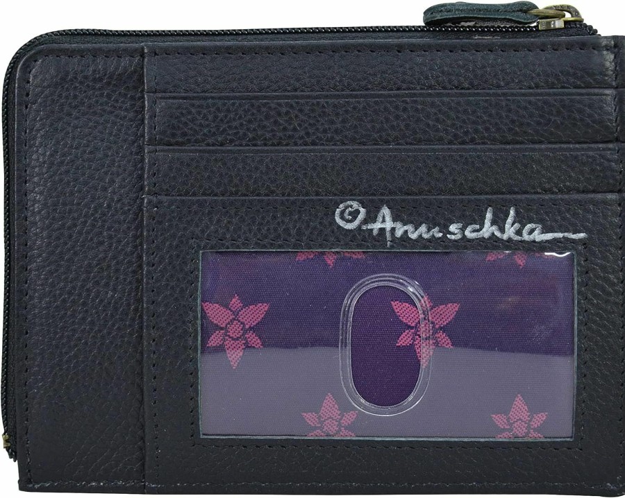 Anuschka Anuschka Women'S Genuine Leather Rfid Key Zip Case - Calaveras De Azucar | Coin Purses & Pouches