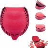 motheric Motheric Fuschia Uni Vintage Handmade Genuine Leather Small Coin Purse For Women And Men - Small Change Round Pouch - Tooth Fairy Prse , Guitar Picks , Ear Pod Leathercoin Pursr | Coin Purses & Pouches