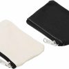 YOKIVE Yokive 2 Pcs Zipper Coin Purse Pouch, Canvas Mini Pouch Wallet Coin Purse With Zipper, Small Portable, Great For Men Women (Black White, 3 X 5-Inch) | Coin Purses & Pouches