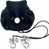 Handan Handan Black Pu Leather Dice Bag,Drawstring Leather Pouch With Celtic Knot Dragon Design For Dungeons And Dragons Rpg D&D Dices, Coins And Accessories | Coin Purses & Pouches