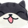 POPUCT Popuct Cartoon Cute Cat Face Bag Zipper Case Coin Money Purse Wallet (C) | Coin Purses & Pouches