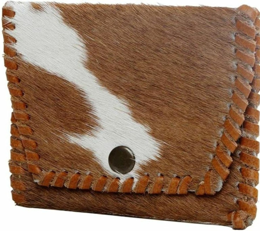 Myra Bag Myra Bag Cute Side Coin Purse Upcycled Cowhide Leather S-2968 | Coin Purses & Pouches