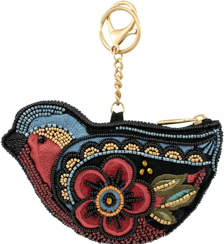 Mary Frances Mary Frances Fly Free Beaded Bird Coin Purse/Key Fob, Multi | Coin Purses & Pouches