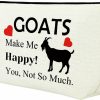 Mxrymvu Mxrymvu Goat Gifts For Goat Lovers Goat Makeup Bag Animals Theme Gift Cosmetic Bag Birthday Gift For Girl Best Friend Sister Daughter Granddaughter Christmas Gift For Goat Lovers Travel Makeup Pouch | Coin Purses & Pouches