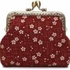 Jan Dee Purse Jan Dee Women'S Sweet Cherry Blossom Exquisite Buckle Coin Purse | Coin Purses & Pouches