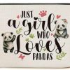 Lovdazzles Pig Gifts Guinea Pig Makeup Bag Guinea Pig Stuff Animal Lover Gift Pig Purse Pouch Birthday Gifts For Her Best Friend Sister Animal Lovers Just A Girl Who Loves Guinea Pigs | Coin Purses & Pouches