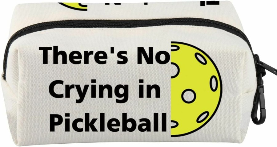 VAMSII Vamsii Pickleball Lover Bag Pickleball Player Pouch There'S No Crying In Pickleball Gift For Pickleball Coach Pickleball Lover Gift | Coin Purses & Pouches