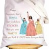 WZMPA Wzmpa Musical Cosmetic Bag Musical Drama Fans Gift You Are Braver Stronger Smarter Than You Think Musical Makeup Zipper Pouch Bag For Women Girls (Eliza & Pegy Bl) | Coin Purses & Pouches