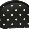 Vuiopuf Black And White Polka Dot Shell Storage Bag, Stylish And Compact Mini Coin Purse | Coin Purses & Pouches