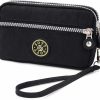 WITERY Witery Women Zip Clutch Pouch Purse - Nylon Waterproof Wristlet Wallets With Detachable Wrist Strap | Coin Purses & Pouches