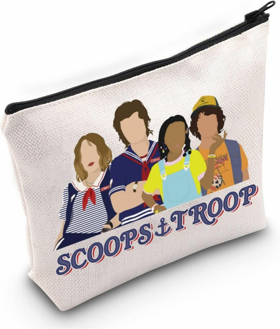 WZMPA Wzmpa Tv Show Fans Cosmetic Makeup Bag Tv Show Gift Scoops Troop Zipper Pouch For Women Girls (Scoops Troop) | Coin Purses & Pouches