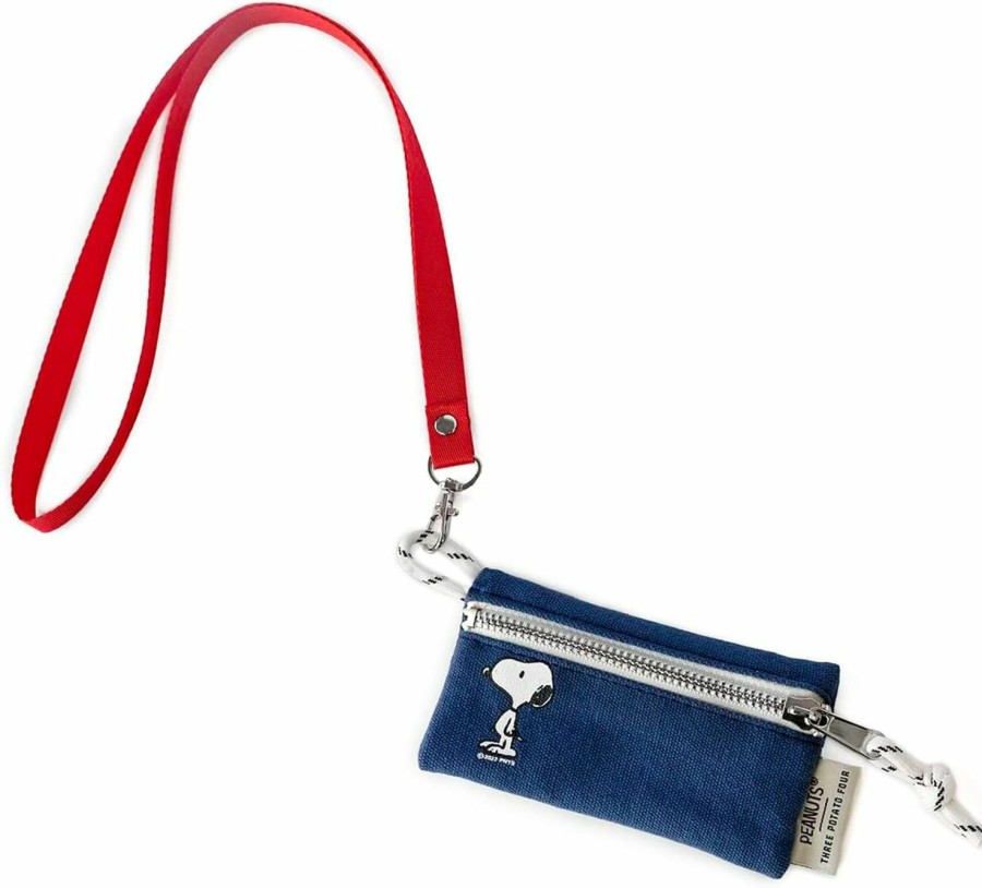 Three Potato Four Three Potato Four X Peanuts - Snoopy Classic Lanyard Pouch | Coin Purses & Pouches