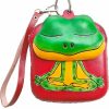 BDHRKTE Bdhrkte Genuine Leather Zipper Coin Purse Frog Coin Purse, Handbag, Wristlet Bag, Coin Manager, Coin Pouch,Purse Organizer,Purse Pets For Girls, Mini Leather Zipper Organize | Coin Purses & Pouches