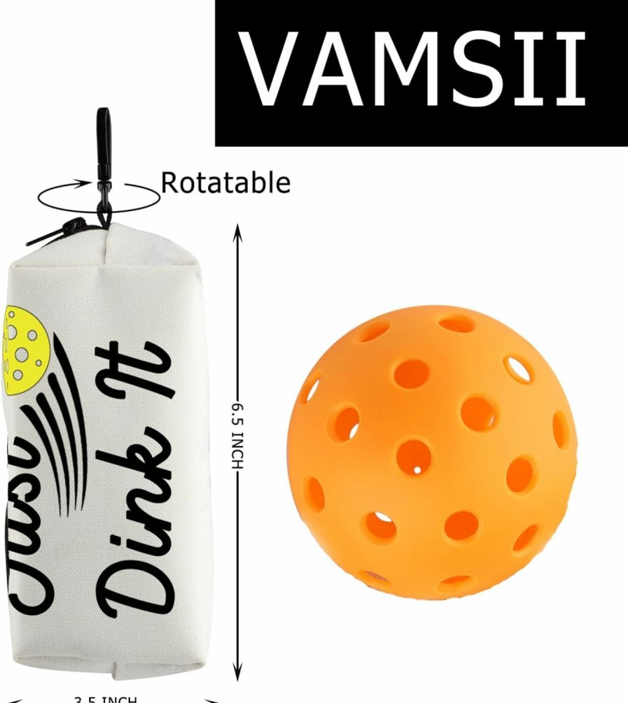 VAMSII Vamsii Pickleball Lover Bag Pickleball Player Pouch Just Dink It Gift For Pickleball Coach Pickleball Lover Gift | Coin Purses & Pouches