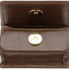 VISCONTI Visconti-Polo 421 Genuine Quality Leather Change Or Key Holder/Coin Purse Pouch Tray (Black) | Coin Purses & Pouches