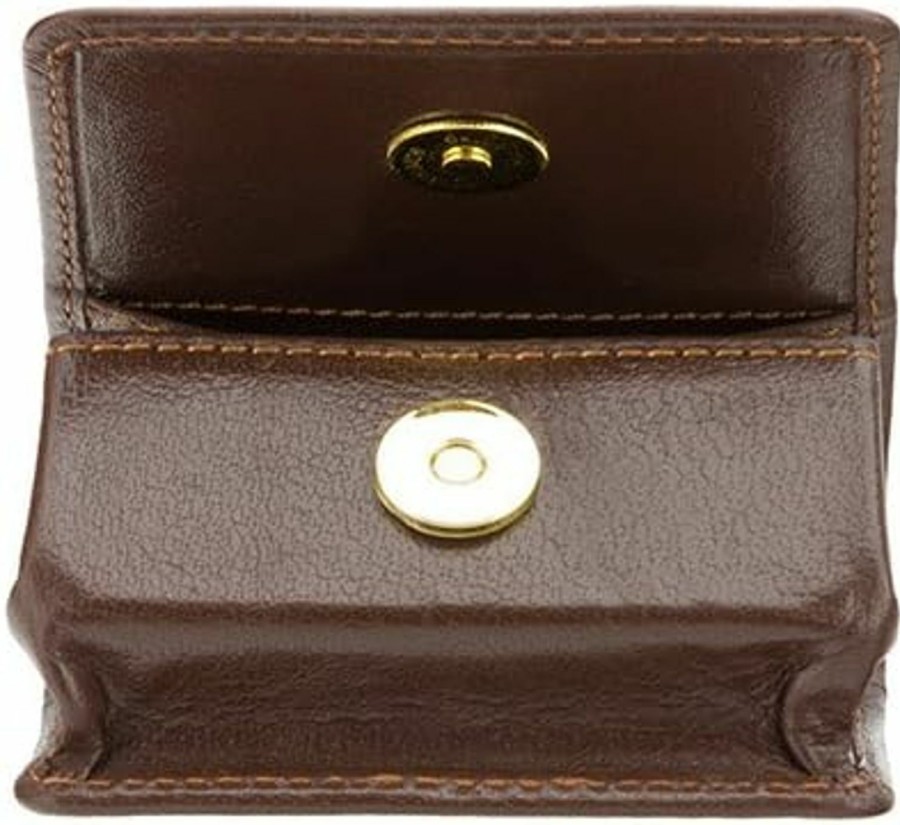 VISCONTI Visconti-Polo 421 Genuine Quality Leather Change Or Key Holder/Coin Purse Pouch Tray (Black) | Coin Purses & Pouches