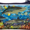 Deluxebase 3D Livelife Coin Purse - Shark Reef From Deluxebase. Lenticular 3D Ocean Purse. Cash, Coin And Card Holder With Secure Zipper Featuring Artwork Licensed From Renowned David Penfound | Coin Purses & Pouches