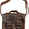 Hide & Drink Hide & Drink, Mini Messenger Bag Handmade From Full Grain Leather | Coin Purses & Pouches