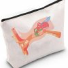 MNIGIU Mnigiu Ear Anatomy Cosmetic Bag Slp Gifts Audiology Ent Themed Gifts Ear Anatomy Graduation Gift (Ear Bag) | Coin Purses & Pouches