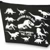 WZMPA Wzmpa Funny Dinosaurs Cosmetic Bag Dinosaur Movie Inspired Gift Dinosaurs Eat Man Women Inherit The Earth Makeup Zipper Pouch Bag Dinosaurs Merchandise (Inherit The Earth) | Coin Purses & Pouches