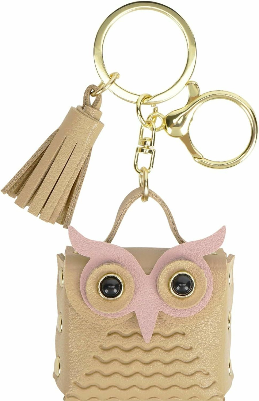 CAIRIAC Cairiac Mini Coin Purse Keychain Cute Owl Backpack Change Wallet Bags Jewelry Pouch With Keyring For Women Storage Coins, Wireless Earbuds, Rings, Earrings (Blue) | Coin Purses & Pouches