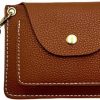 PHILITA Philita Uni Fashion Leather Coin Purse Credit Card Holder With Keychain (White) | Coin Purses & Pouches