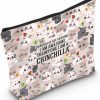 WZMPA Wzmpa Chinchilla Cosmetic Bag Chinchilla Lover Gift Chinchillas Are Awesome I Am Awesome Therefore I Am A Chinchilla Makeup Zipper Pouch Bag Chinchilla Owner Gift (Chinchilla) | Coin Purses & Pouches