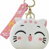 XLCTT Cute Cartoon Coin Wallet For Backpack Decoration Animal Keychain Keyring Wallet With Silicone Strap Cute Pendant Mini Zipper Bag(M) | Coin Purses & Pouches