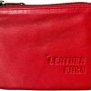 LEATHER FARM Leather Farm'S Lambskin Leather Coin Pouch/Coin Purse For Both Mens And Womens. (Tan Crunch) | Coin Purses & Pouches