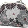 NOREN Corazon Vintage Floral Kiss Lock Coin Change Wallet Purses (Retro Flower - Purple) Tiny Slim Small Makeup Cosmetic Bag/Made In Japan Pouch For Women | Coin Purses & Pouches