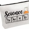 PWHAOO Pwhaoo Science Teacher Cosmetic Bag Funny Teacher Gift Science Teacher Appreciation Gift (Science Teacher B) | Coin Purses & Pouches