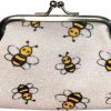 Adam Victor Adam Victor Bees Pattern Coin Purse- Mini Clasp Pouch Key Bags Money Bag/Wallet, Perfect Gifts For Girls Kids Purses Wallets Party Favors | Coin Purses & Pouches