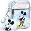 Buckle-Down Disney Bag And Wallet Combo, Disney 100 Mickey Mouse Pose Iridescent Holographic, Vegan Leather | Coin Purses & Pouches