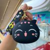 XLCTT Cute Cartoon Coin Wallet For Backpack Decoration Animal Keychain Keyring Wallet With Silicone Strap Cute Pendant Mini Zipper Bag Suitable(J) | Coin Purses & Pouches