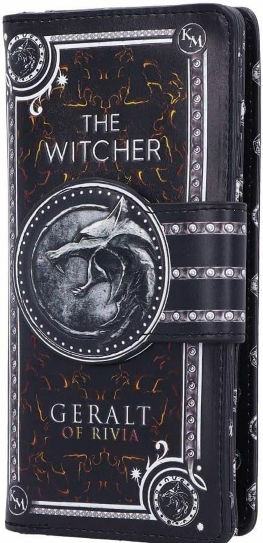 Nemesis Now Nemesis Now Officially Licensed The Witcher Embossed Purse, Black, 18.5Cm | Coin Purses & Pouches