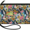 Buckle-Down Star Wars Wallet, Coin Purse, Star Wars Chibi Character Poses Collage Polka Dot Blue, Canvas | Coin Purses & Pouches