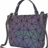 ESOVIO Esovio Holographic Purse Geometric Purse Luminous Handbag Purse And Wallet For Women Iridescent Purse Reflective Purse | Coin Purses & Pouches