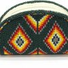 La Vivia Lavivia Beaded Coin Purse For Women. Handmade Native American Inspired Seed Beads Coin Pouch (Blue (Va-Cp-O-04)) | Coin Purses & Pouches