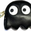 Mazeology Black Big Eyes Pac-Man Octopus Design Leather Coin Purse | Coin Purses & Pouches