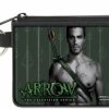 Buckle-Down Buckle-Down Women'S Standard Canvas Coin Purse Green Arrow, 4.25\" X 3.25\" | Coin Purses & Pouches