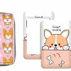 E-AOCJMH E-Aocjmh Animal Corgi Small Coin Purses With Lanyard Corgi Leather Wallet Cute Dog Zip Purse Wallet For Women (Wc Corgi) | Coin Purses & Pouches