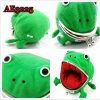 VIUJUH Cosplay Anime Frog Coin Purse Cute Pouch Wallet Small Money Bag Plush Toy For Funny 3225 | Coin Purses & Pouches