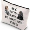 JNIAP Jniap Ofmd Tv Show Makeup Bag Stede And Edward Gifts Hey Do You Wanna Do Something Weird Ofmd Merch Pirate Comedy Tv Show Gift (Do Something Weird) | Coin Purses & Pouches