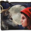 Midsouth Products Lisa Parker Key Chain Coin Purse - Wolf Moonstruck | Coin Purses & Pouches